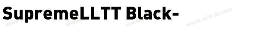 SupremeLLTT Black字体转换 SupremeLLTT Black字体转换